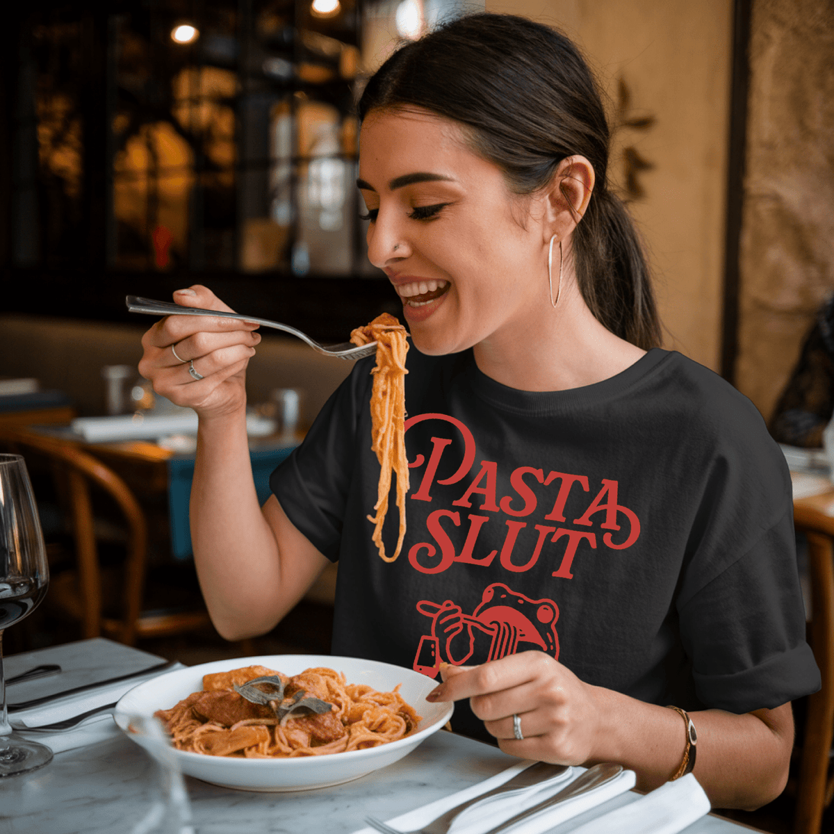 Pasta Slut Unisex T-Shirt - Not Your Mama's Fave