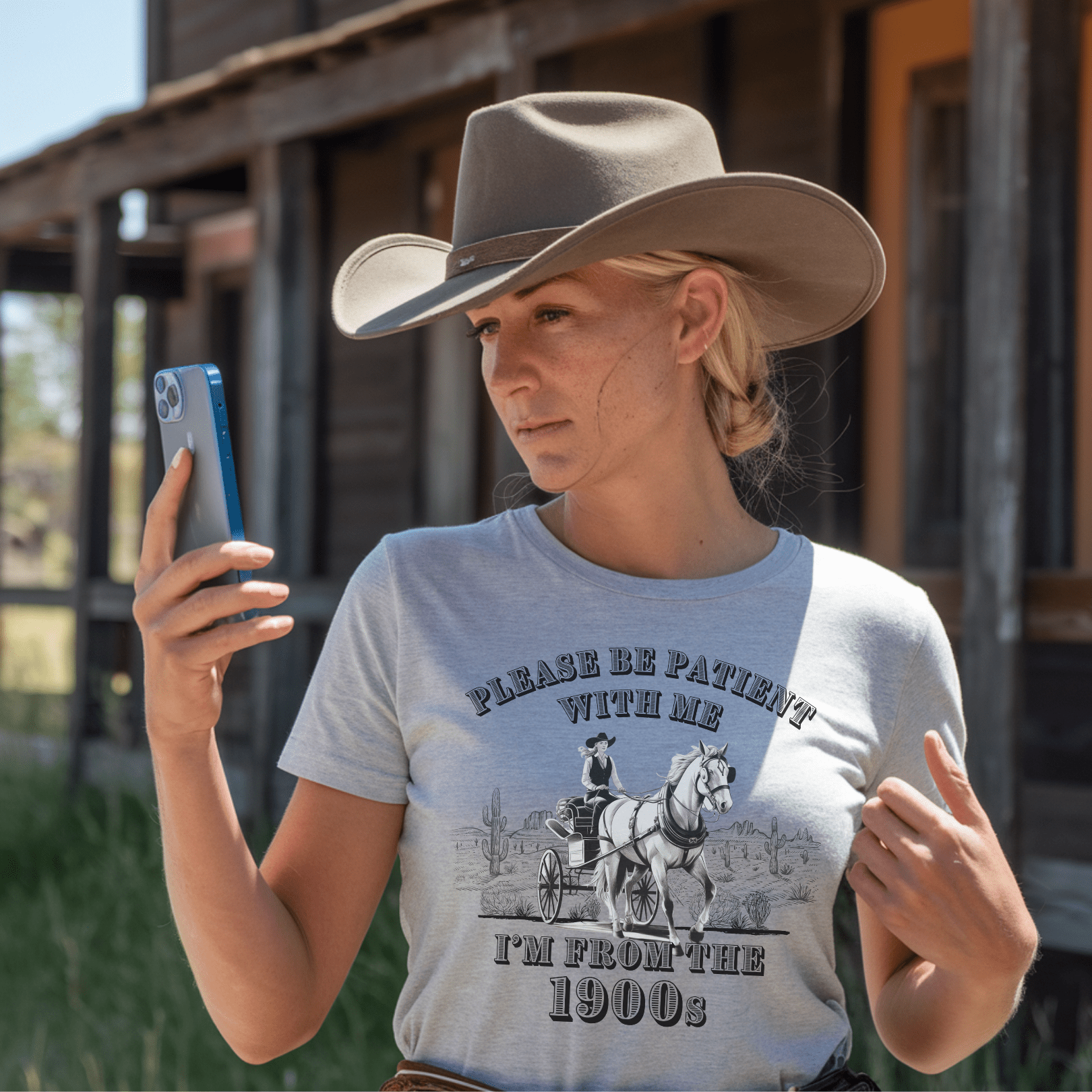 Please Be Patient I'm From The 1900s Unisex T-Shirt - Not Your Mama's Fave