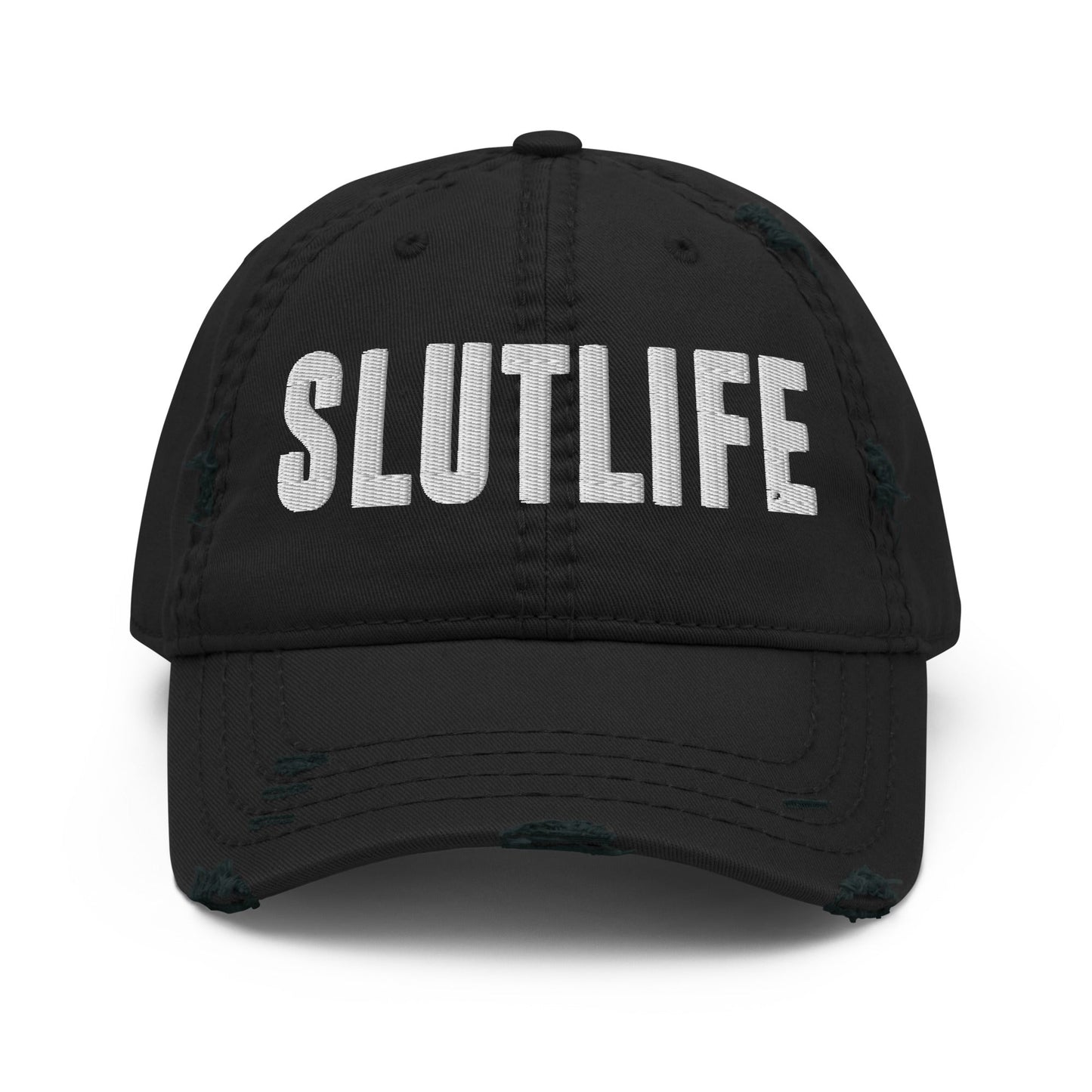 SLUTLIFE Distressed Dad Hat - Not Your Mama's Fave