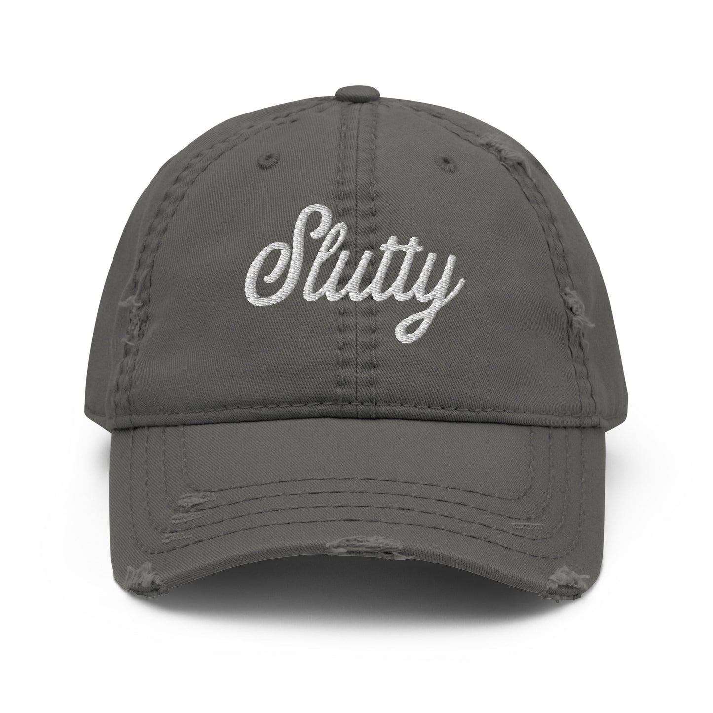 Slutty Distressed Dad Hat - Not Your Mama's Fave