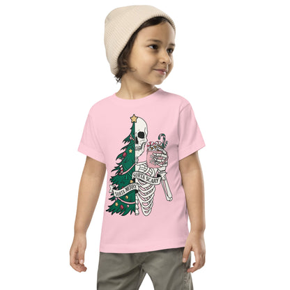 Sorta Merry Sorta Scary Toddler Short Sleeve Tee - Not Your Mama's Fave