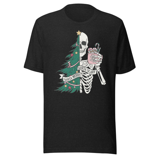 Sorta Merry, Sorta Scary Unisex T-Shirt - Not Your Mama's Fave