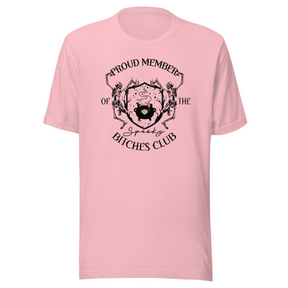 Spooky Bitches Club Unisex T-Shirt - Not Your Mama's Fave
