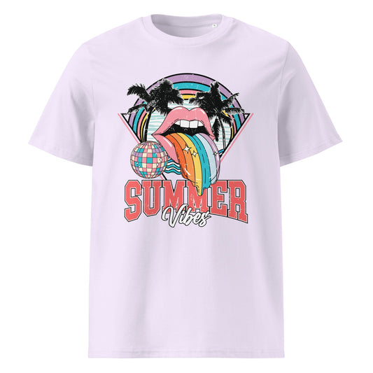 Summer Vibes Unisex Organic Ribbed T-Shirt - Not Your Mama's Fave