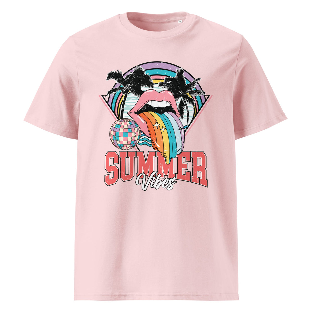 Summer Vibes Unisex Organic Ribbed T-Shirt - Not Your Mama's Fave