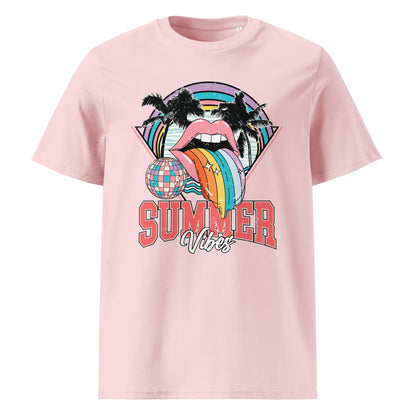 Summer Vibes Unisex Organic Ribbed T-Shirt - Not Your Mama's Fave