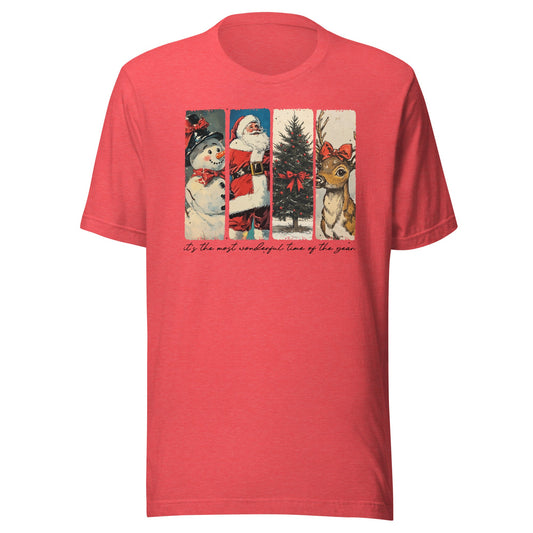 Vintage Most Wonderful Time Of The Year Unisex T-Shirt - Not Your Mama's Fave