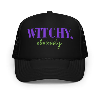 WITCHY, Obviously Embroidered Trucker Hat - Not Your Mama's Fave