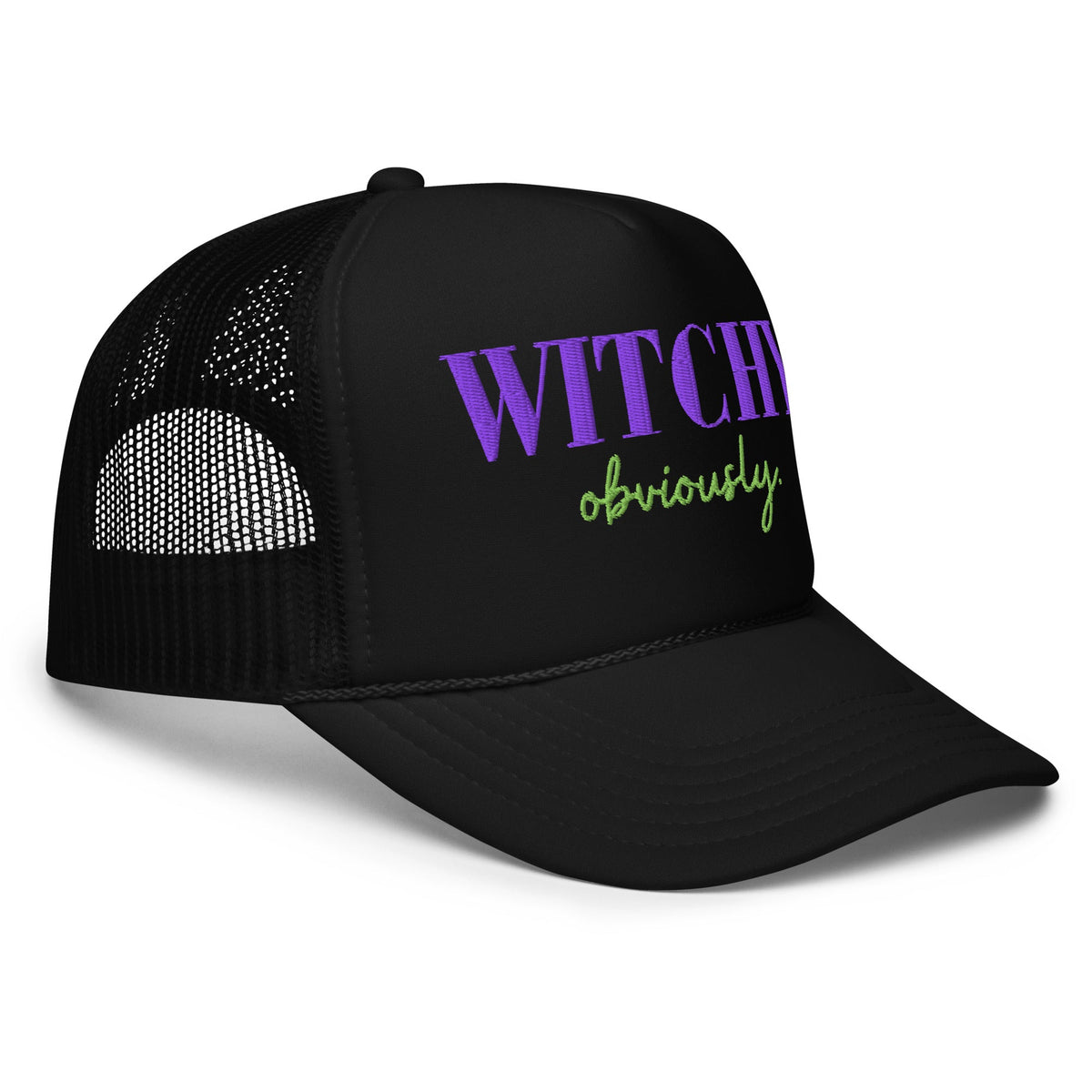 WITCHY, Obviously Embroidered Trucker Hat - Not Your Mama's Fave